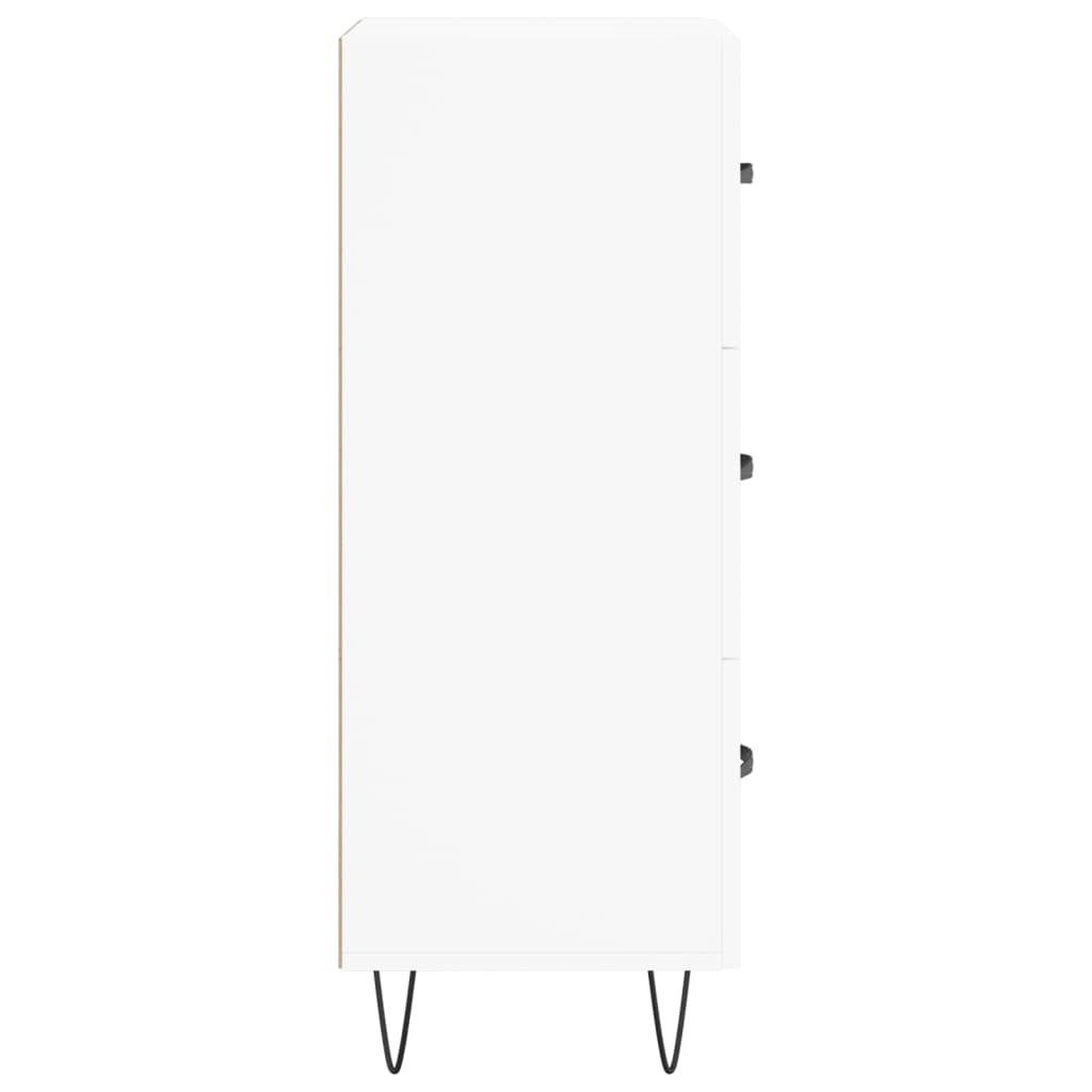 Sideboard White 34.5x34x90 cm Engineered Wood