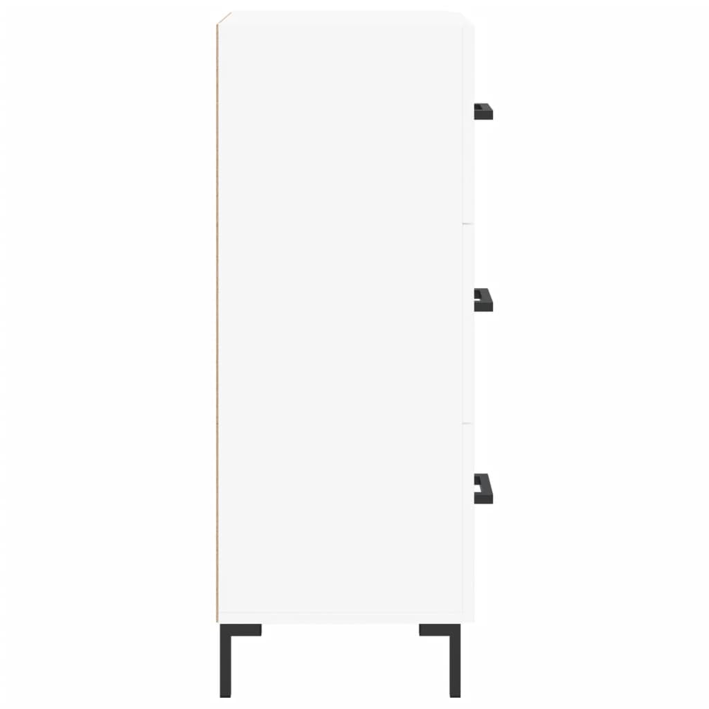 Sideboard White 34.5x34x90 cm Engineered Wood