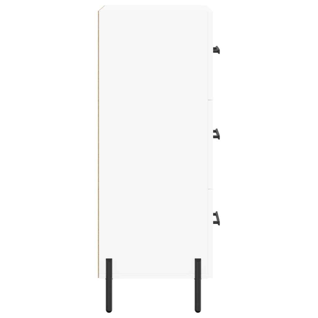 Sideboard White 34.5x34x90 cm Engineered Wood