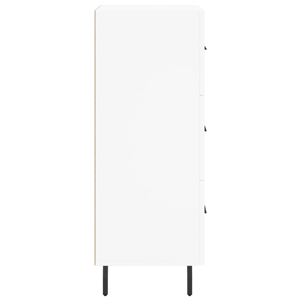 Sideboard White 34.5x34x90 cm Engineered Wood