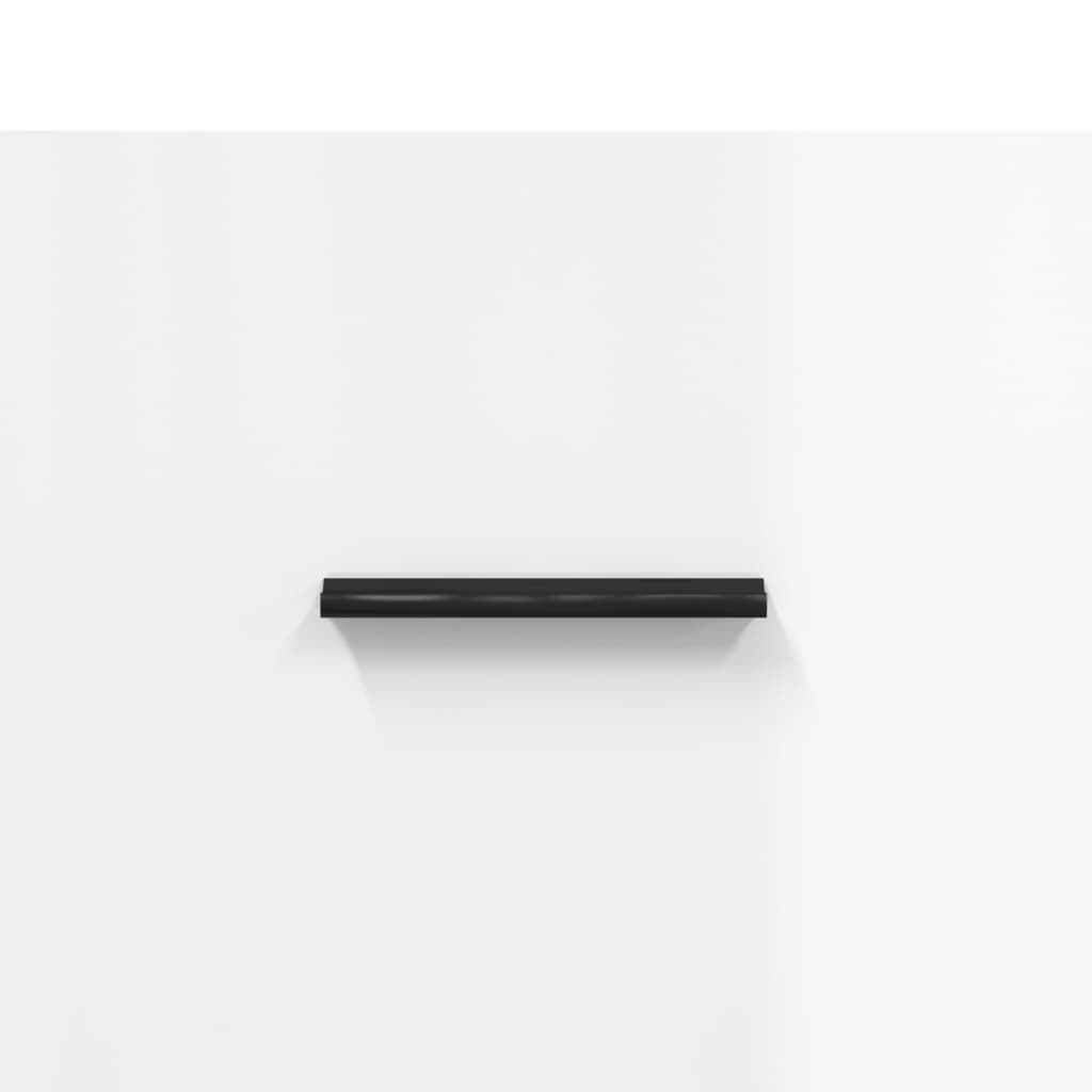 Sideboard High Gloss White 34.5x34x90 cm Engineered Wood