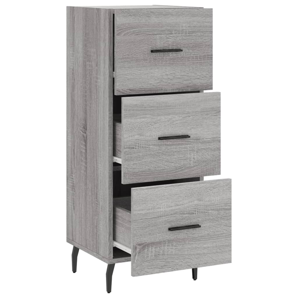Sideboard Grey Sonoma 34.5x34x90 cm Engineered Wood