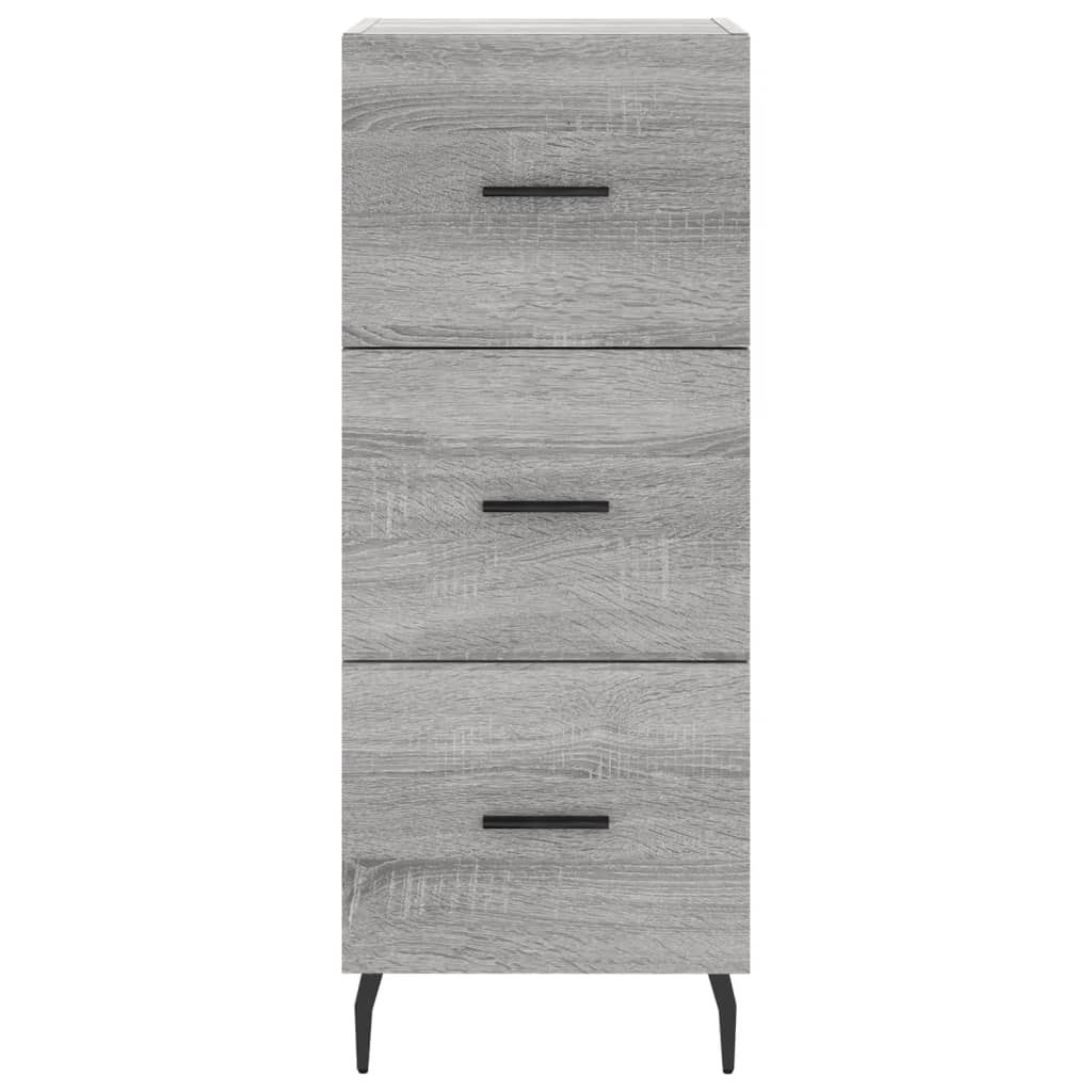Sideboard Grey Sonoma 34.5x34x90 cm Engineered Wood