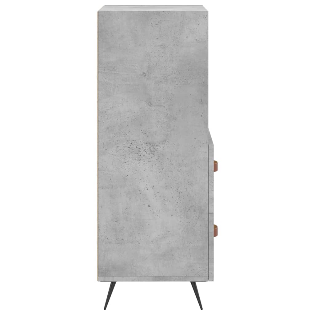 Sideboard Concrete Grey 34.5x34x90 cm Engineered Wood
