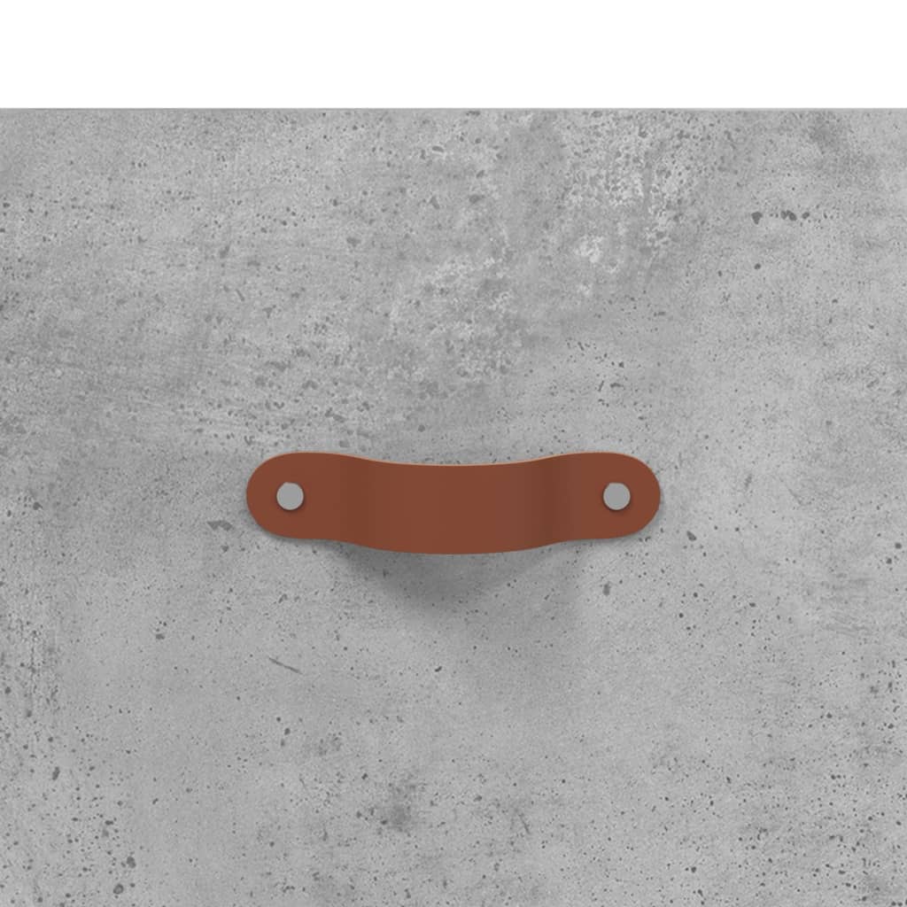 Sideboard Concrete Grey 34.5x34x90 cm Engineered Wood