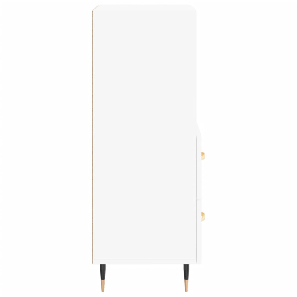 Sideboard White 34.5x34x90 cm Engineered Wood