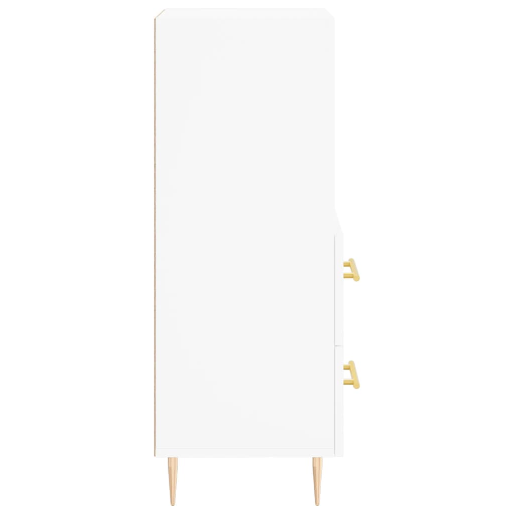 Sideboard White 34.5x34x90 cm Engineered Wood