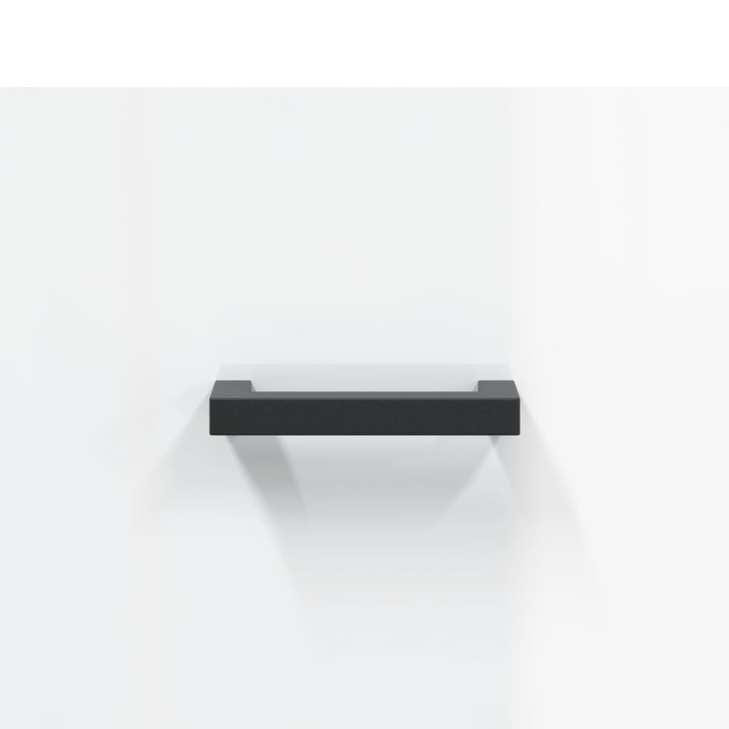 Sideboard High Gloss White 34.5x34x90 cm Engineered Wood