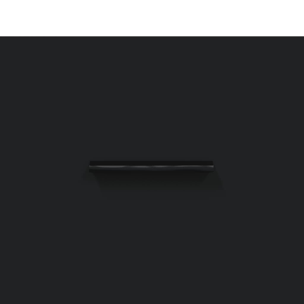 Sideboard Black 34.5x34x90 cm Engineered Wood