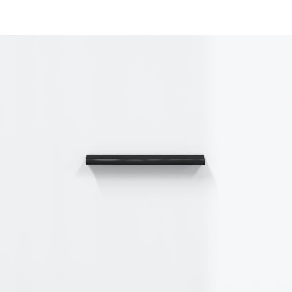 Sideboard High Gloss White 34.5x34x90 cm Engineered Wood