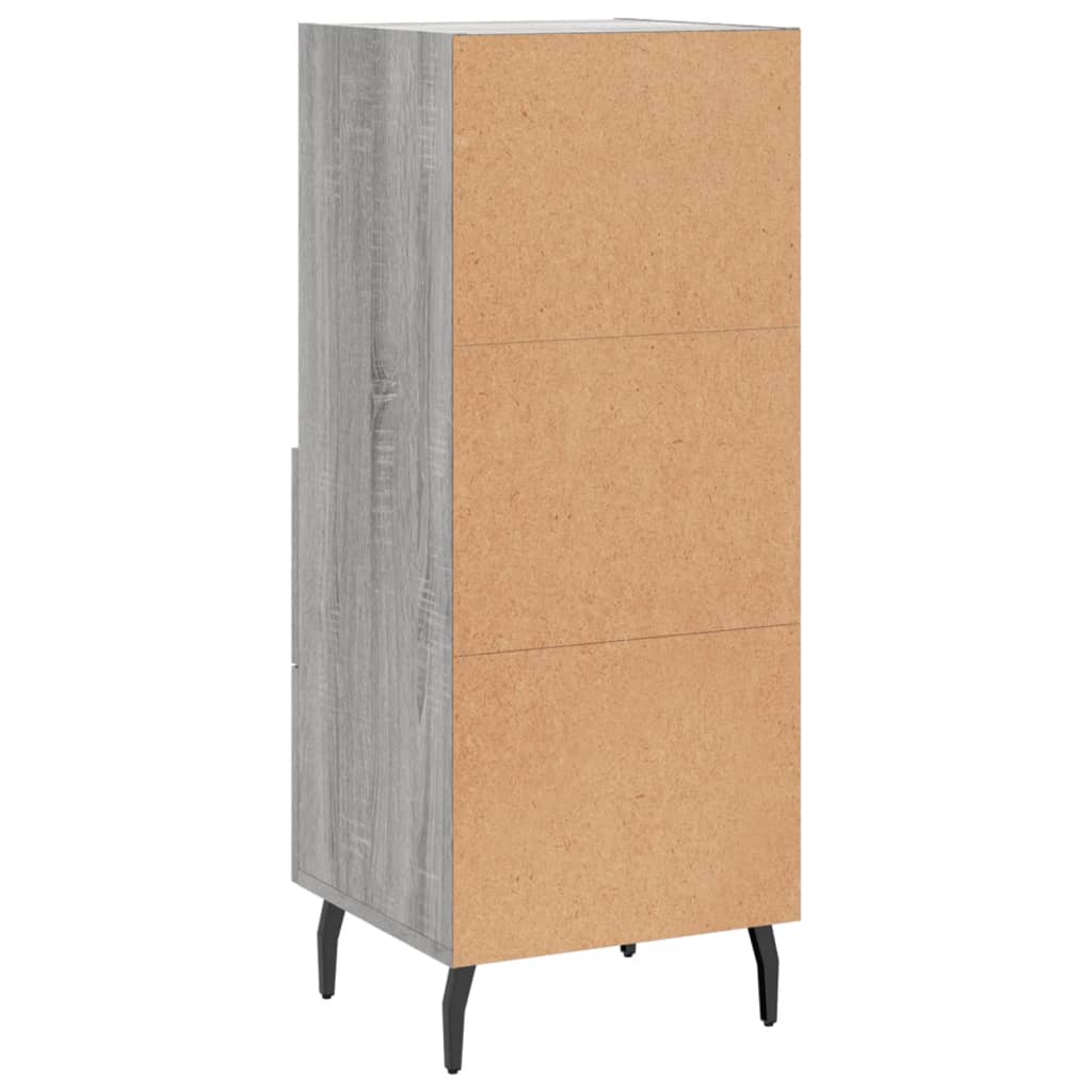 Sideboard Grey Sonoma 34.5x34x90 cm Engineered Wood