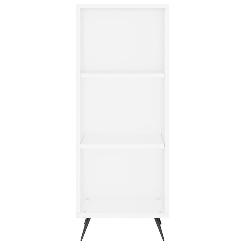 Shelf Cabinet White 34.5x32.5x90 cm Engineered Wood