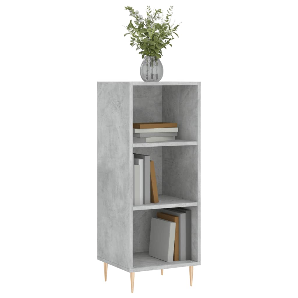Sideboard Concrete Grey 34.5x32.5x90 cm Engineered Wood