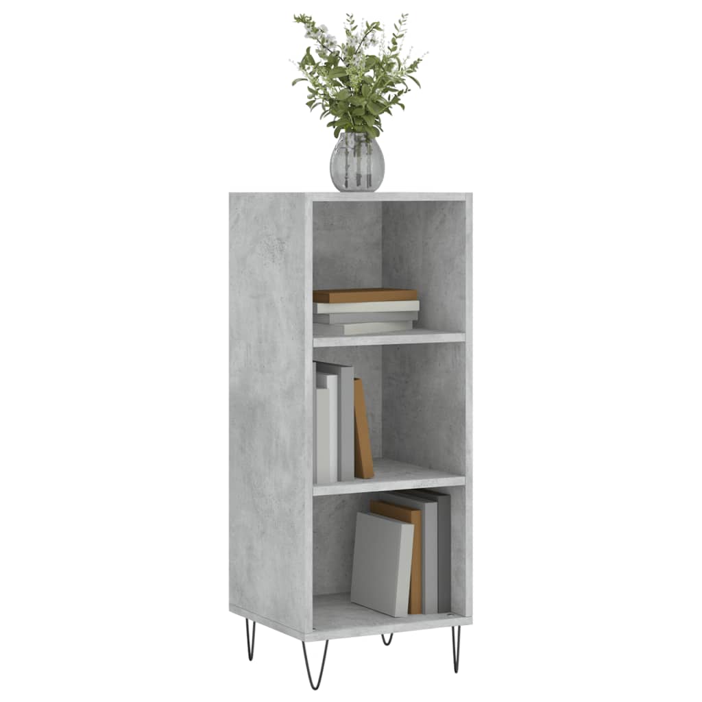 Sideboard Concrete Grey 34.5x32.5x90 cm Engineered Wood