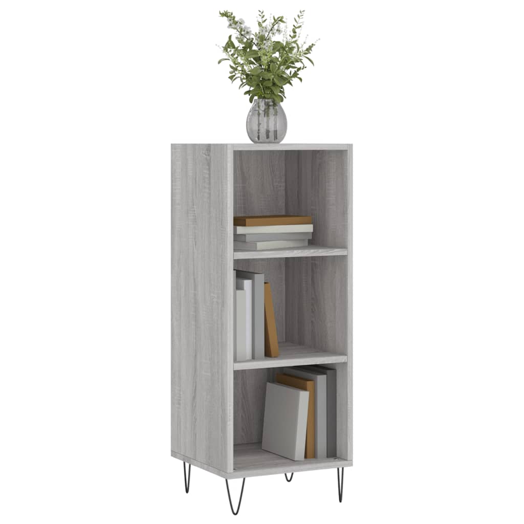 Sideboard Grey Sonoma 34.5x32.5x90 cm Engineered Wood