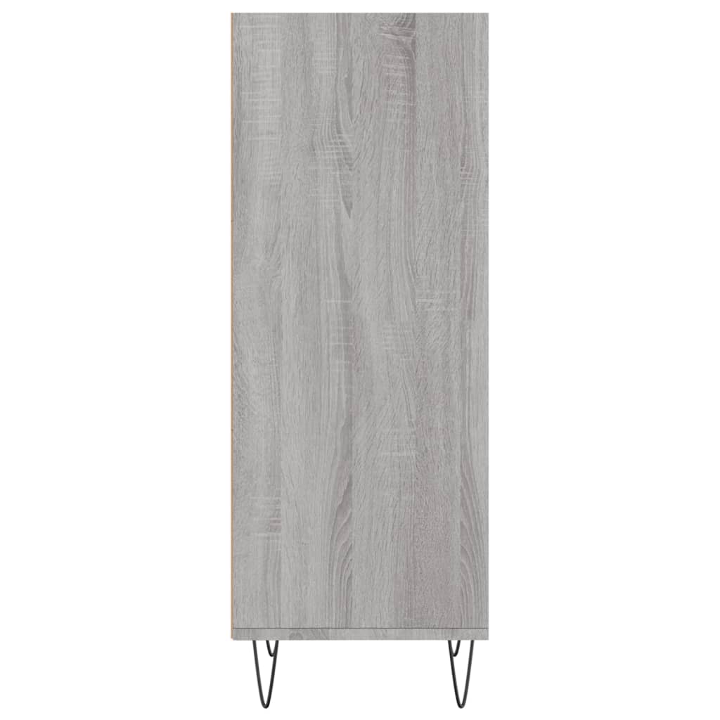 Sideboard Grey Sonoma 34.5x32.5x90 cm Engineered Wood