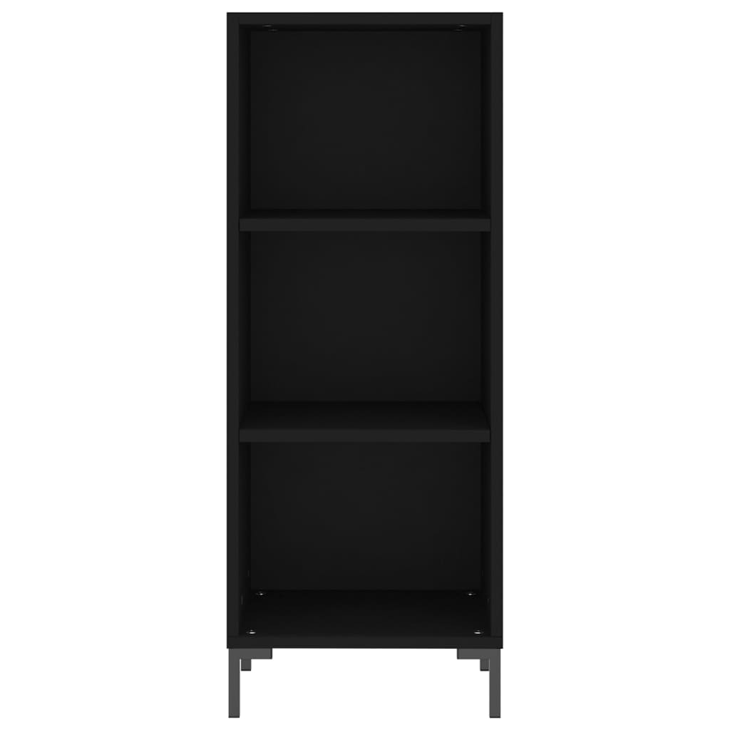 Sideboard Black 34.5x32.5x90 cm Engineered Wood