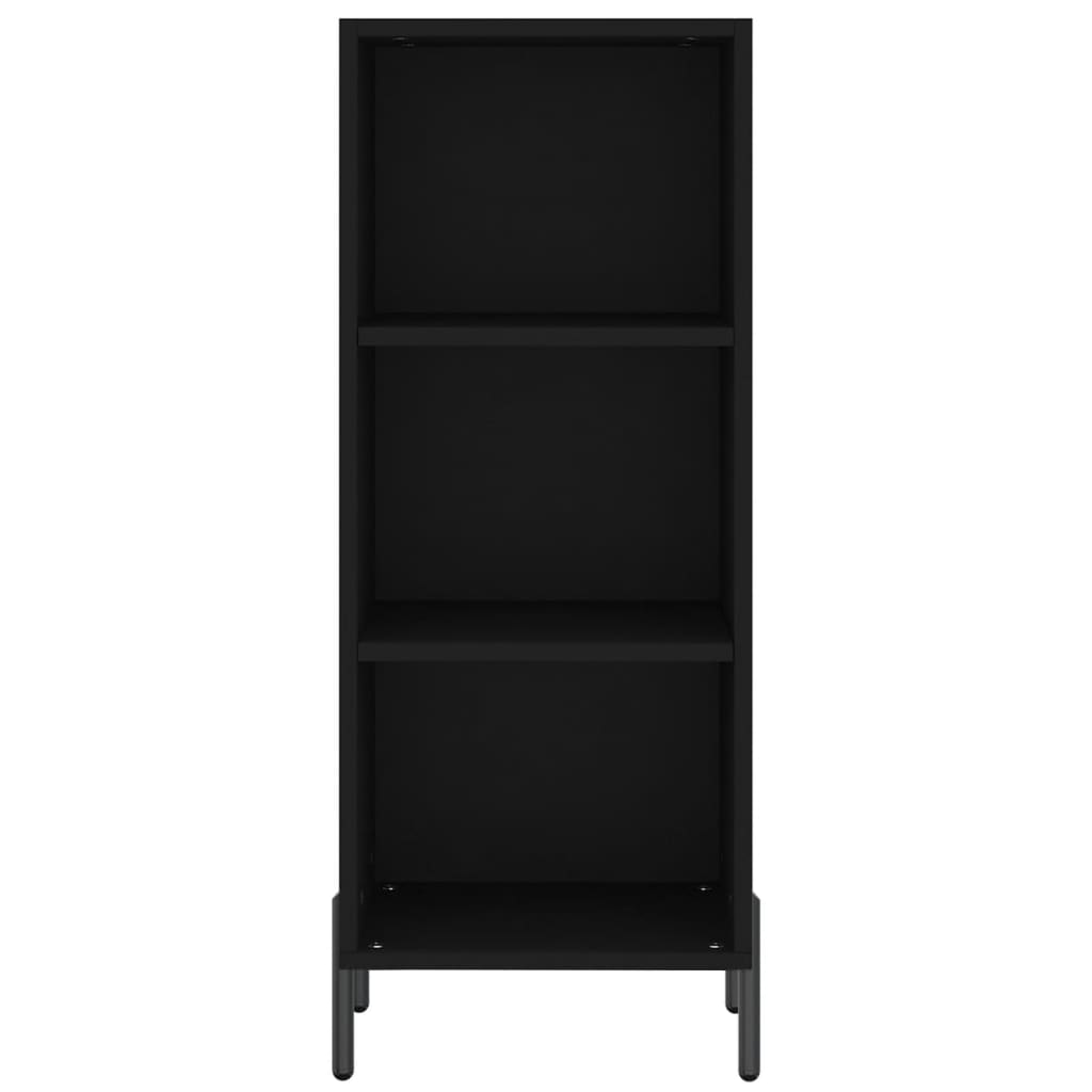 Sideboard Black 34.5x32.5x90 cm Engineered Wood