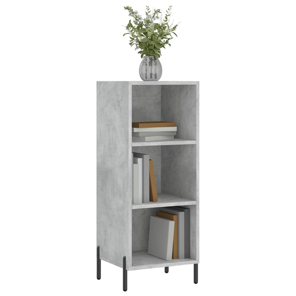 Sideboard Concrete Grey 34.5x32.5x90 cm Engineered Wood