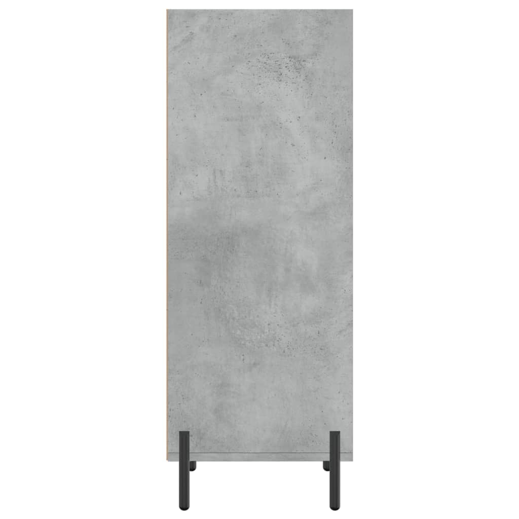 Sideboard Concrete Grey 34.5x32.5x90 cm Engineered Wood