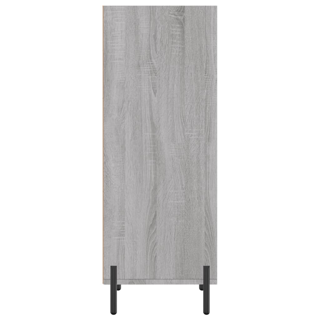 Sideboard Grey Sonoma 34.5x32.5x90 cm Engineered Wood