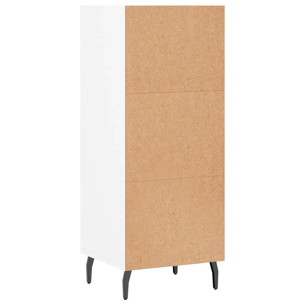 Sideboard White 34.5x32.5x90 cm Engineered Wood