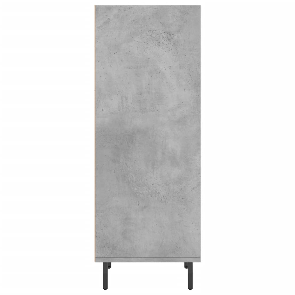 Sideboard Concrete Grey 34.5x32.5x90 cm Engineered Wood