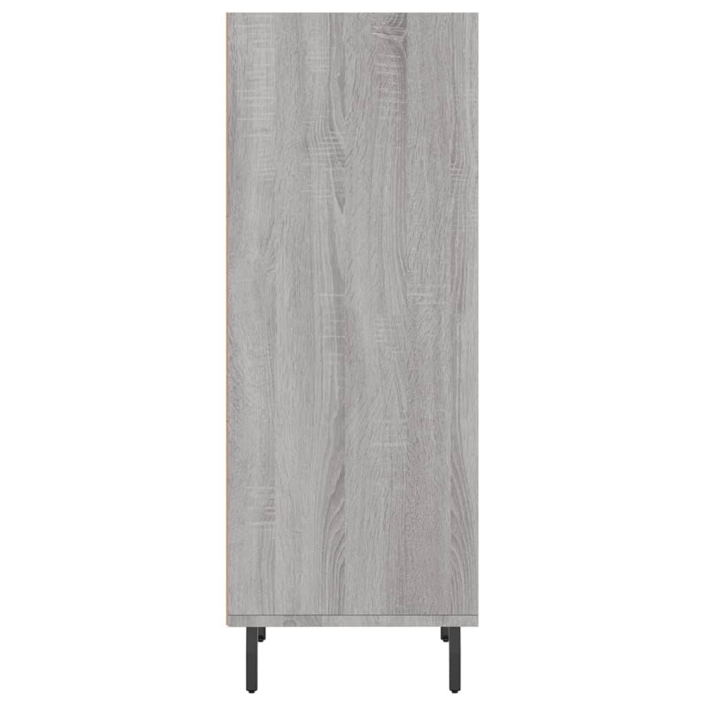 Sideboard Grey Sonoma 34.5x32.5x90 cm Engineered Wood