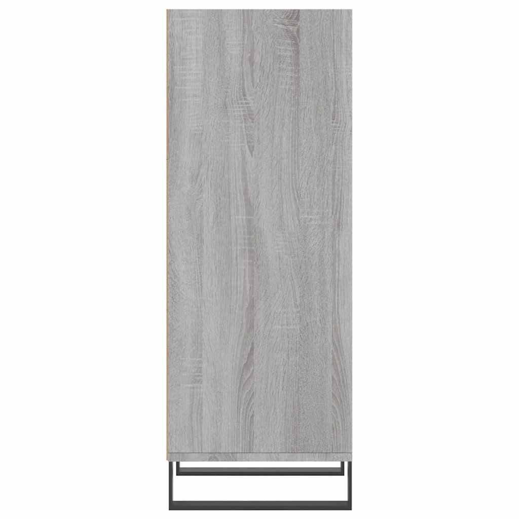 Sideboard Grey Sonoma 34.5x32.5x90 cm Engineered Wood