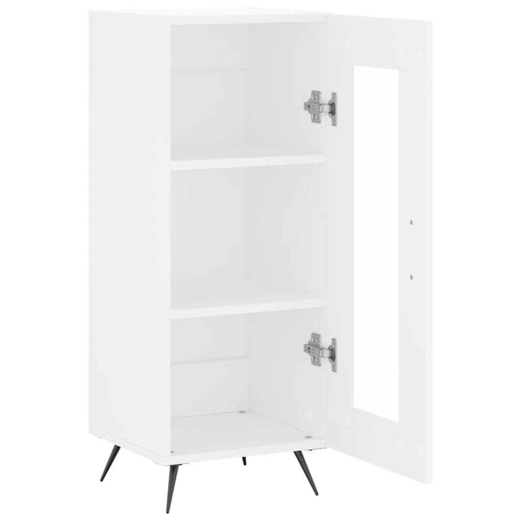 Sideboard White 34.5x34x90 cm Engineered Wood