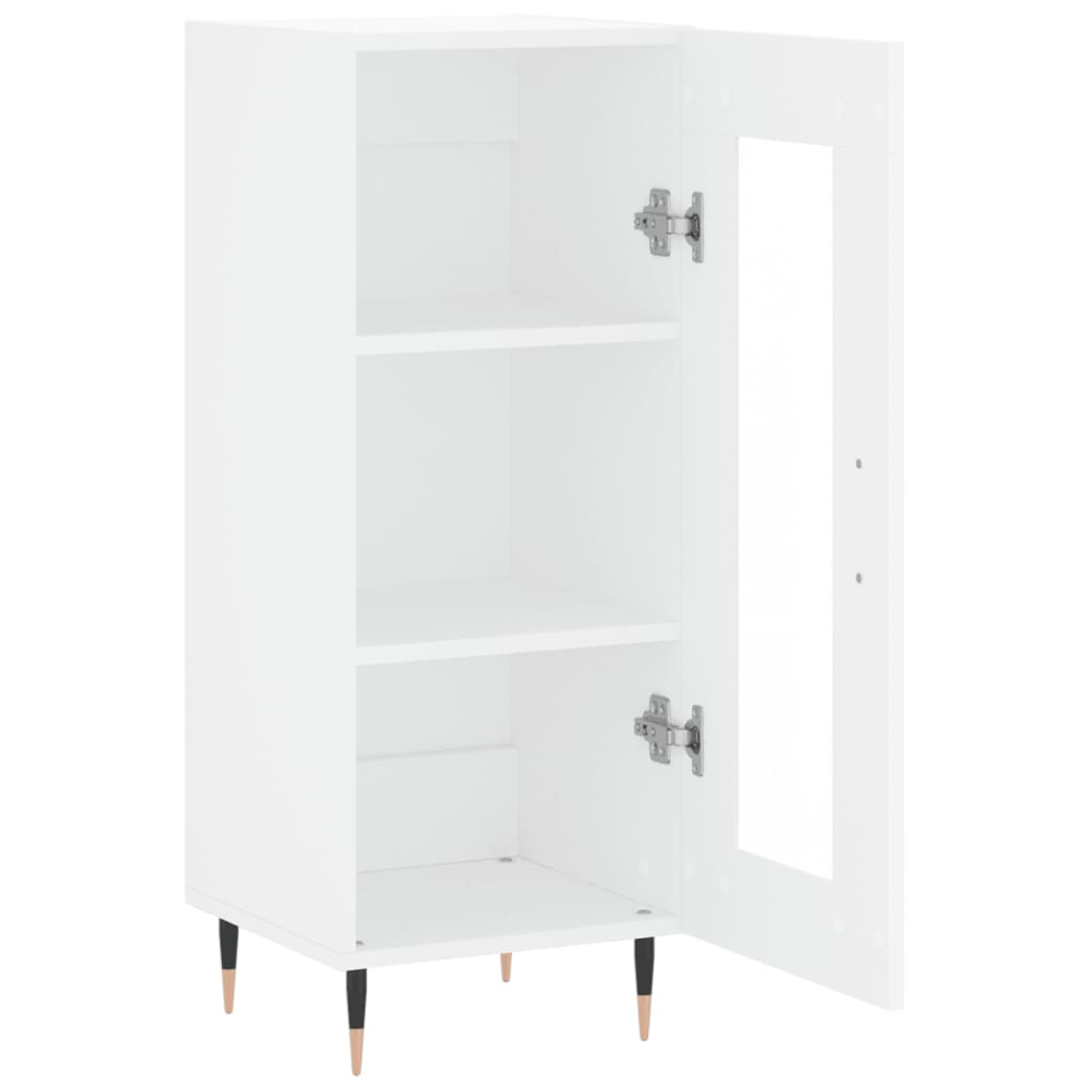 Sideboard White 34.5x34x90 cm Engineered Wood