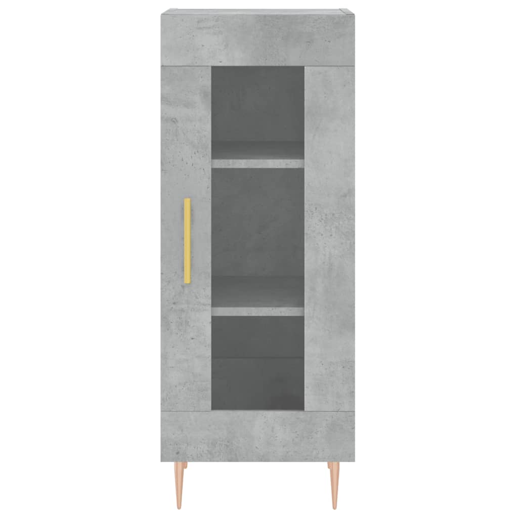 Sideboard Concrete Grey 34.5x34x90 cm Engineered Wood