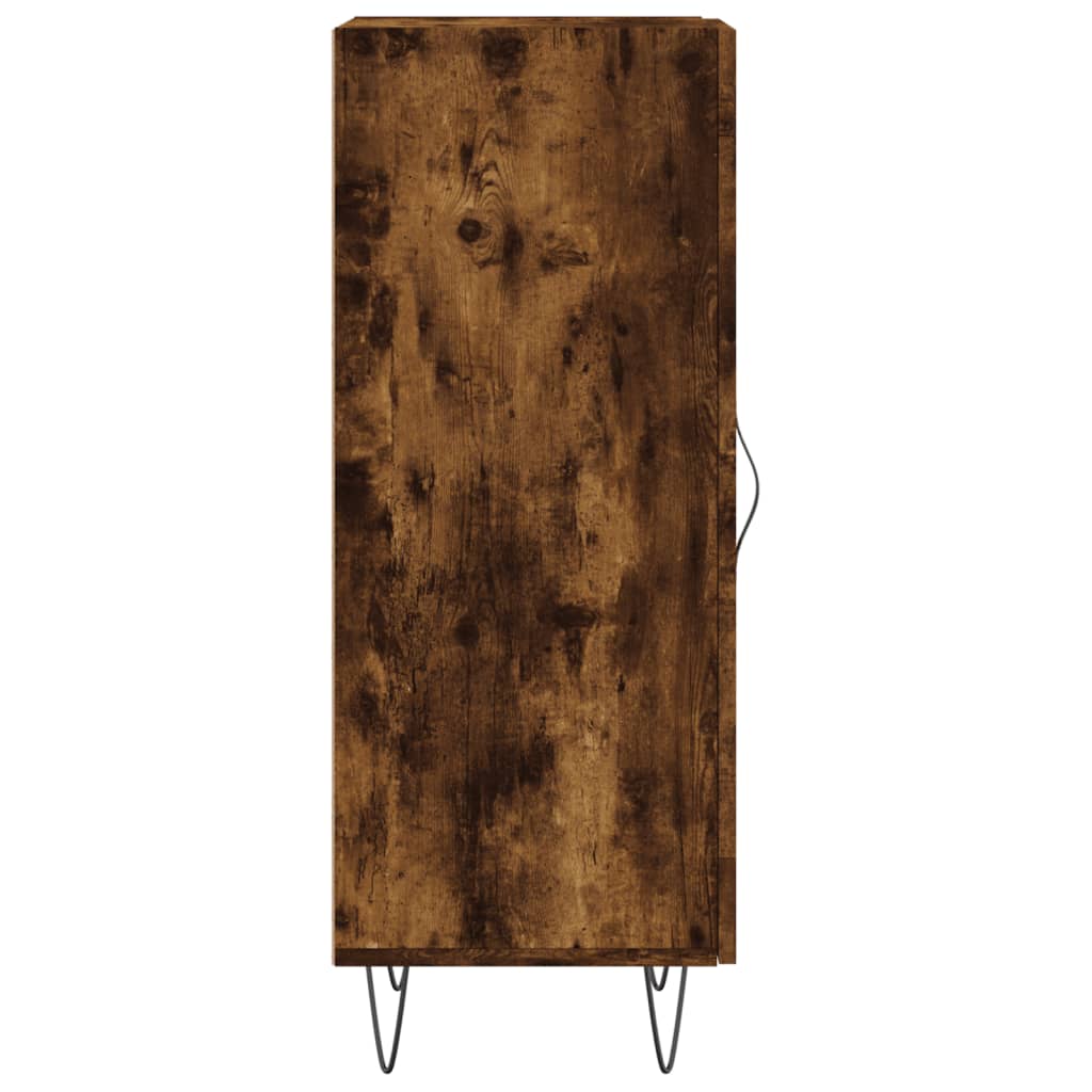 Sideboard Smoked Oak 34.5x34x90 cm Engineered Wood