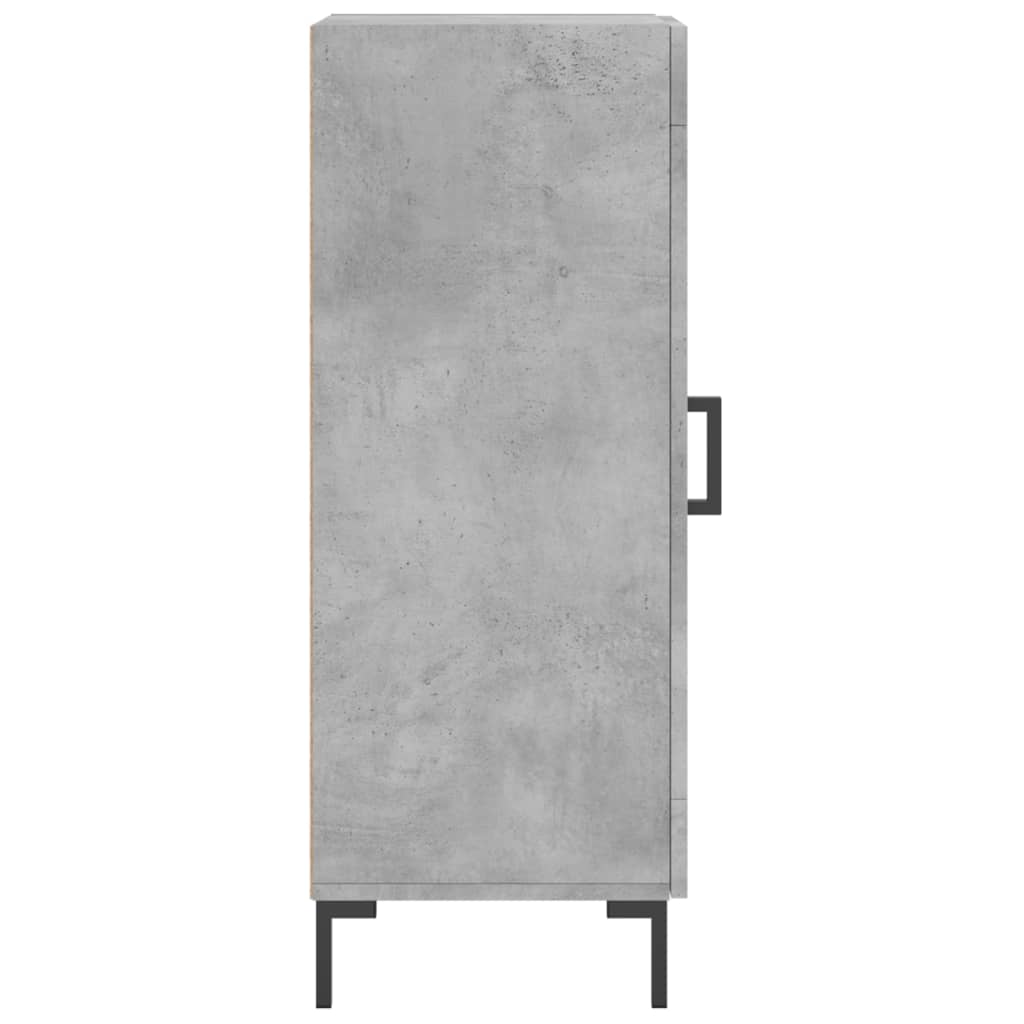 Sideboard Concrete Grey 34.5x34x90 cm Engineered Wood