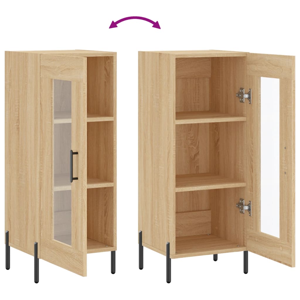 Sideboard Sonoma Oak 34.5x34x90 cm Engineered Wood