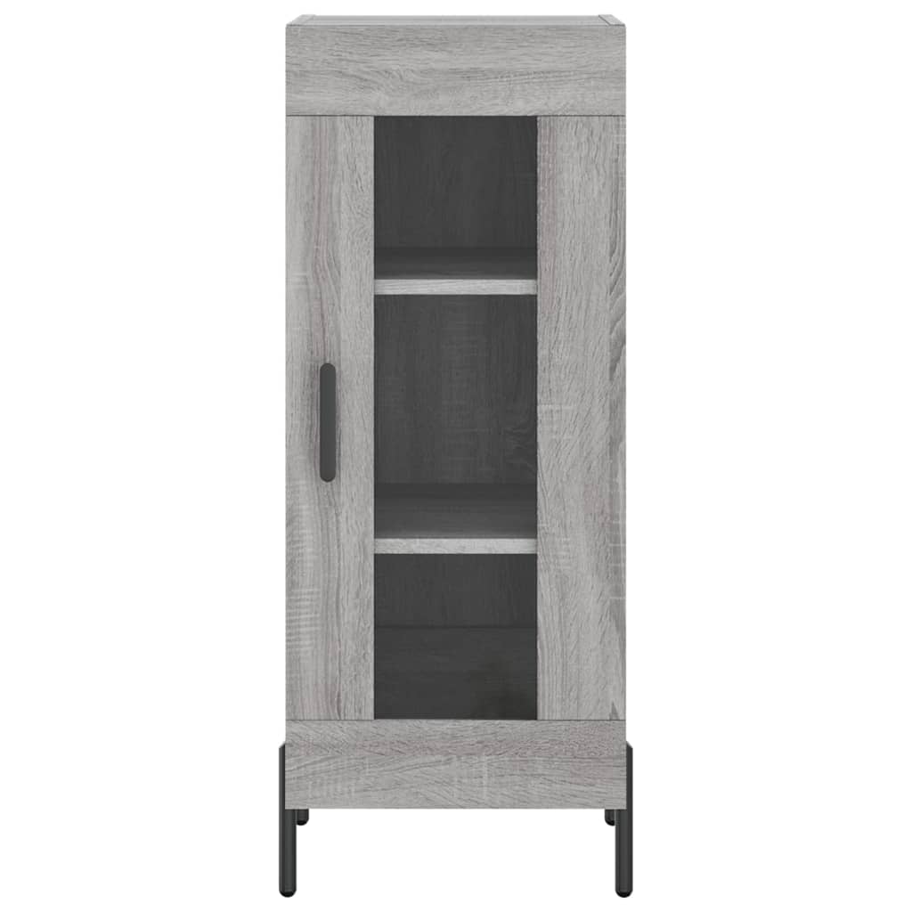 Sideboard Grey Sonoma 34.5x34x90 cm Engineered Wood