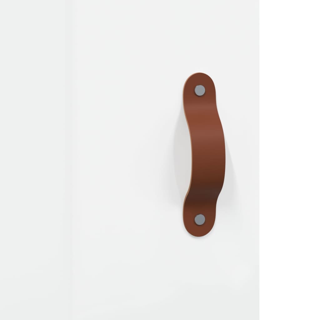 Sideboard High Gloss White 69.5x34x90 cm Engineered Wood