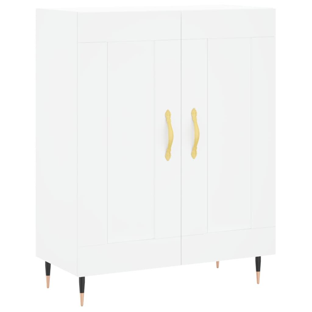 Sideboard White 69.5x34x90 cm Engineered Wood