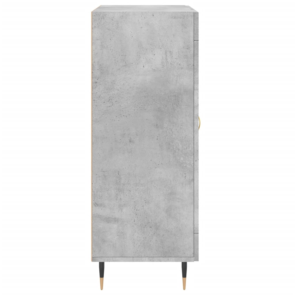 Sideboard Concrete Grey 69.5x34x90 cm Engineered Wood