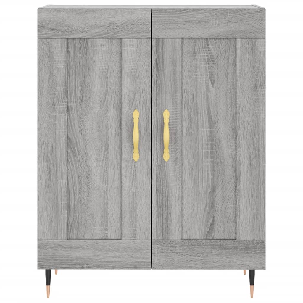 Sideboard Grey Sonoma 69.5x34x90 cm Engineered Wood
