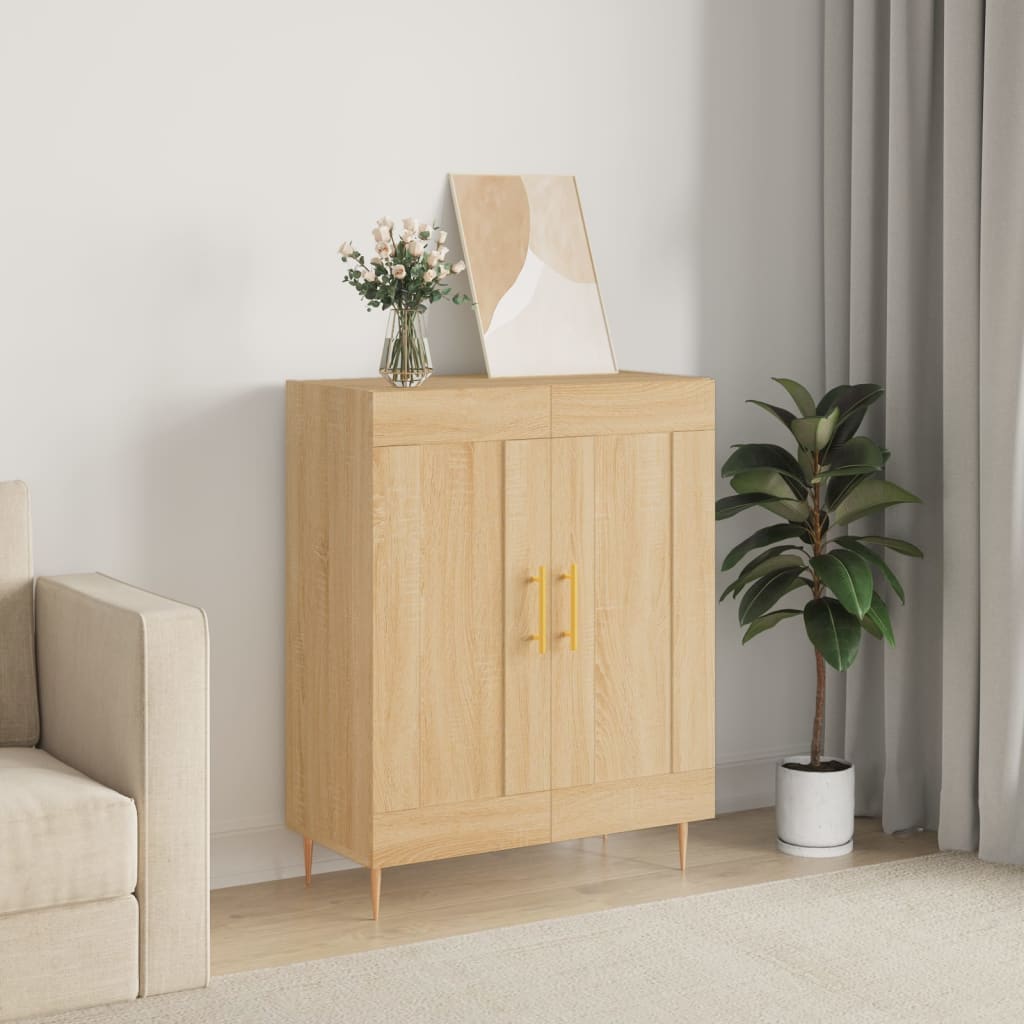 Sideboard Sonoma Oak 69.5x34x90 cm Engineered Wood