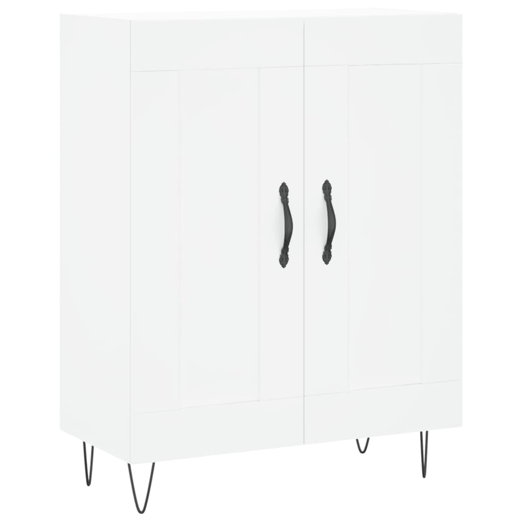 Sideboard White 69.5x34x90 cm Engineered Wood