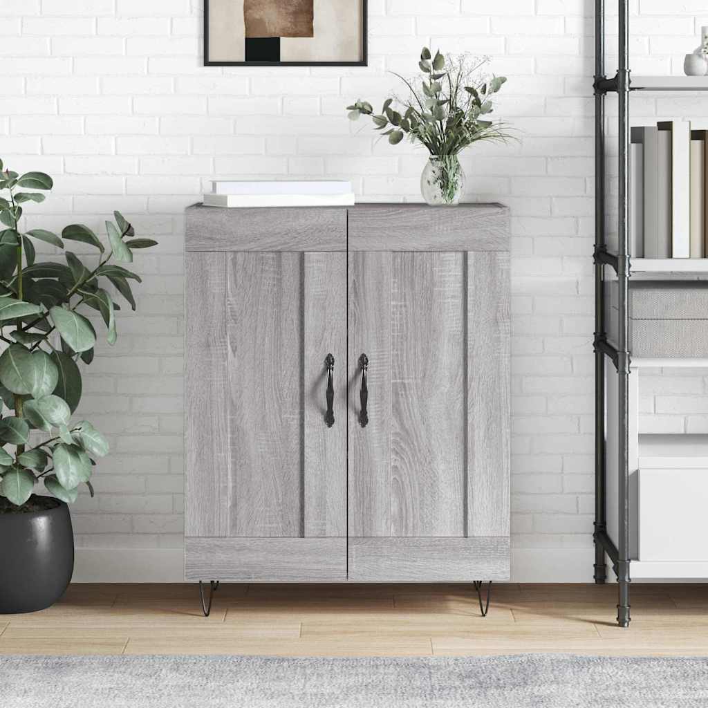 Sideboard Grey Sonoma 69.5x34x90 cm Engineered Wood