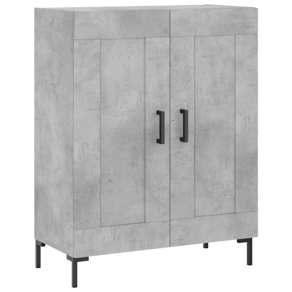 Sideboard Concrete Grey 69.5x34x90 cm Engineered Wood