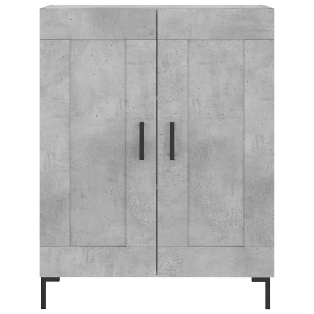 Sideboard Concrete Grey 69.5x34x90 cm Engineered Wood