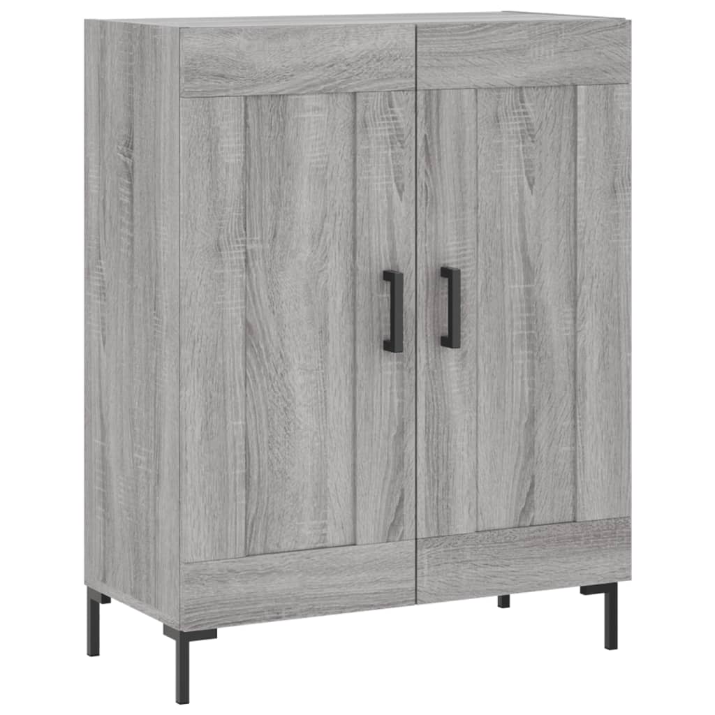 Sideboard Grey Sonoma 69.5x34x90 cm Engineered Wood