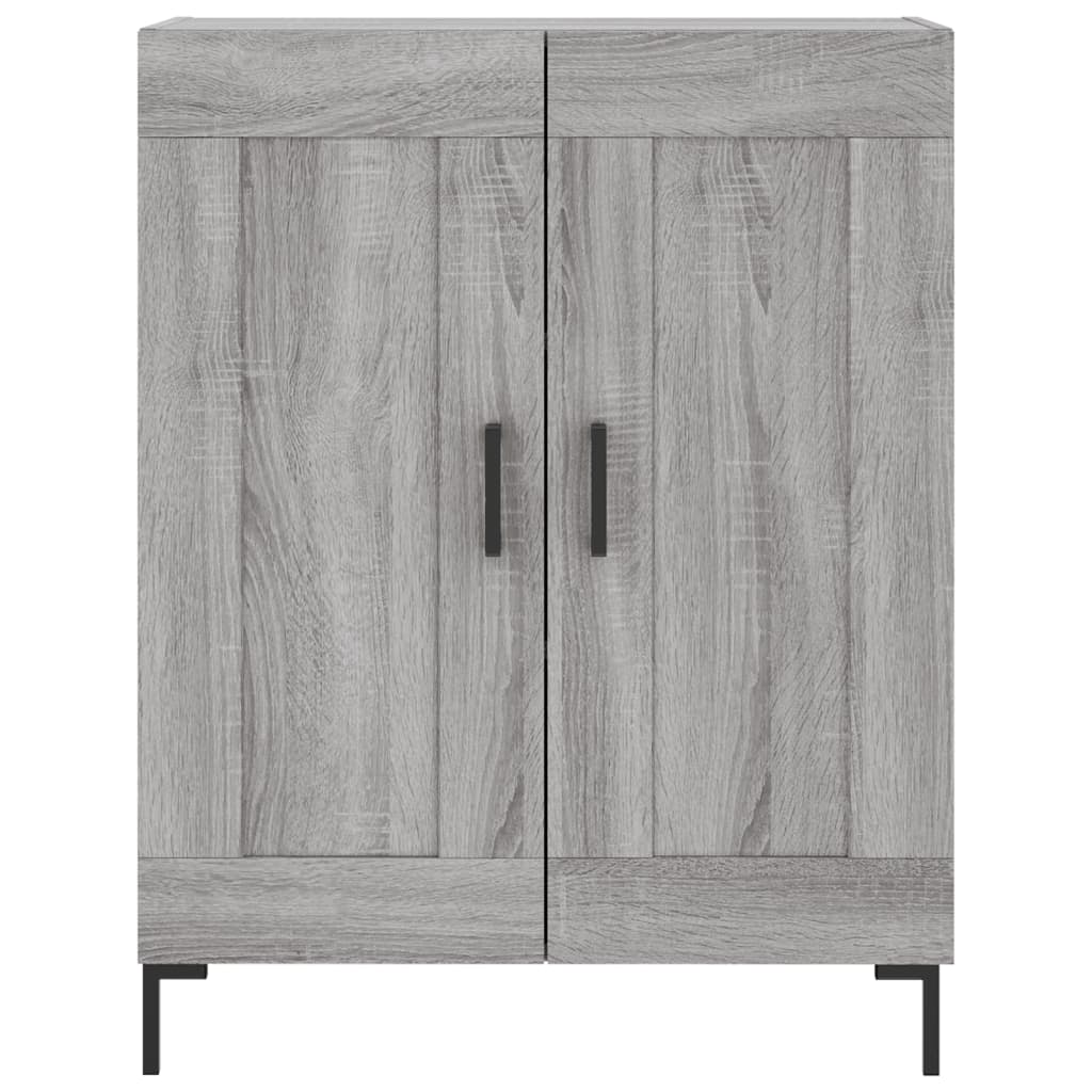Sideboard Grey Sonoma 69.5x34x90 cm Engineered Wood