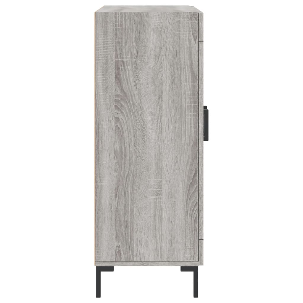 Sideboard Grey Sonoma 69.5x34x90 cm Engineered Wood