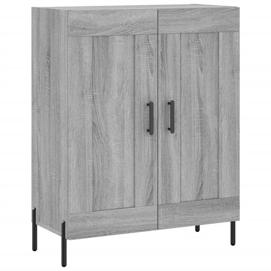 Sideboard Grey Sonoma 69.5x34x90 cm Engineered Wood