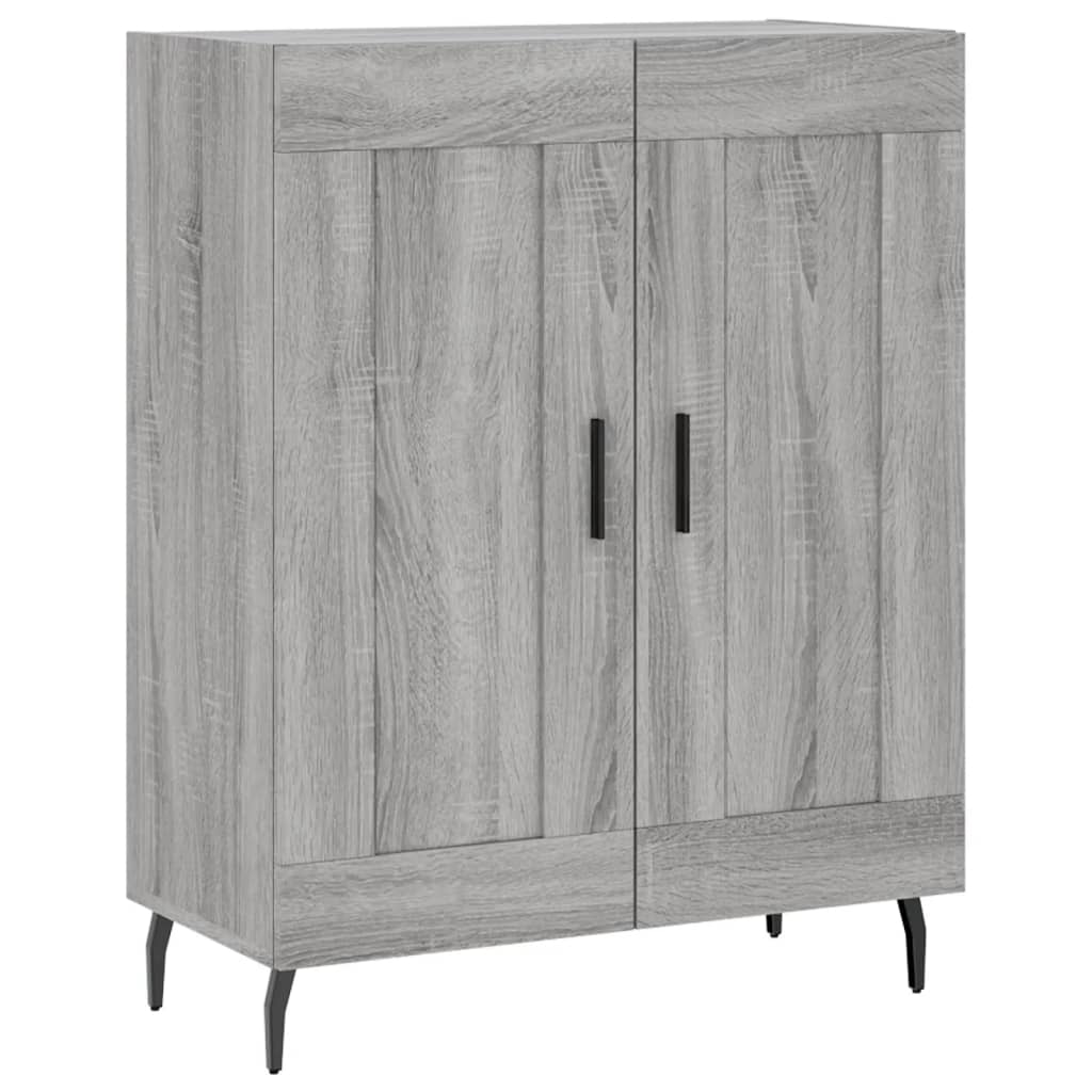 Sideboard Grey Sonoma 69.5x34x90 cm Engineered Wood